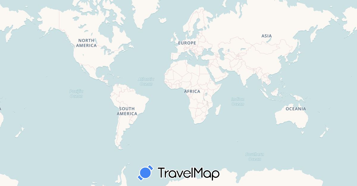 TravelMap itinerary: driving, bus, cycling, train, boat, hitchhiking in Albania, Barbados, Belgium, Bahamas, Switzerland, Cape Verde, Germany, Denmark, Estonia, Spain, Finland, France, Gibraltar, Greece, Croatia, Hungary, Italy, Saint Kitts and Nevis, Saint Lucia, Luxembourg, Montenegro, Netherlands, Poland, Portugal, Serbia, Sweden, Slovenia, United States, British Virgin Islands (Africa, Europe, North America)
